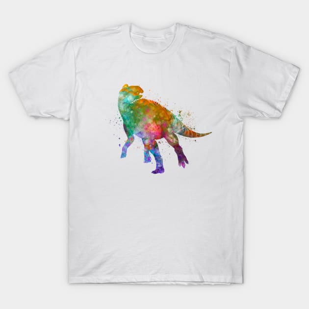 Edmontosaurus in watercolor T-Shirt by PaulrommerArt